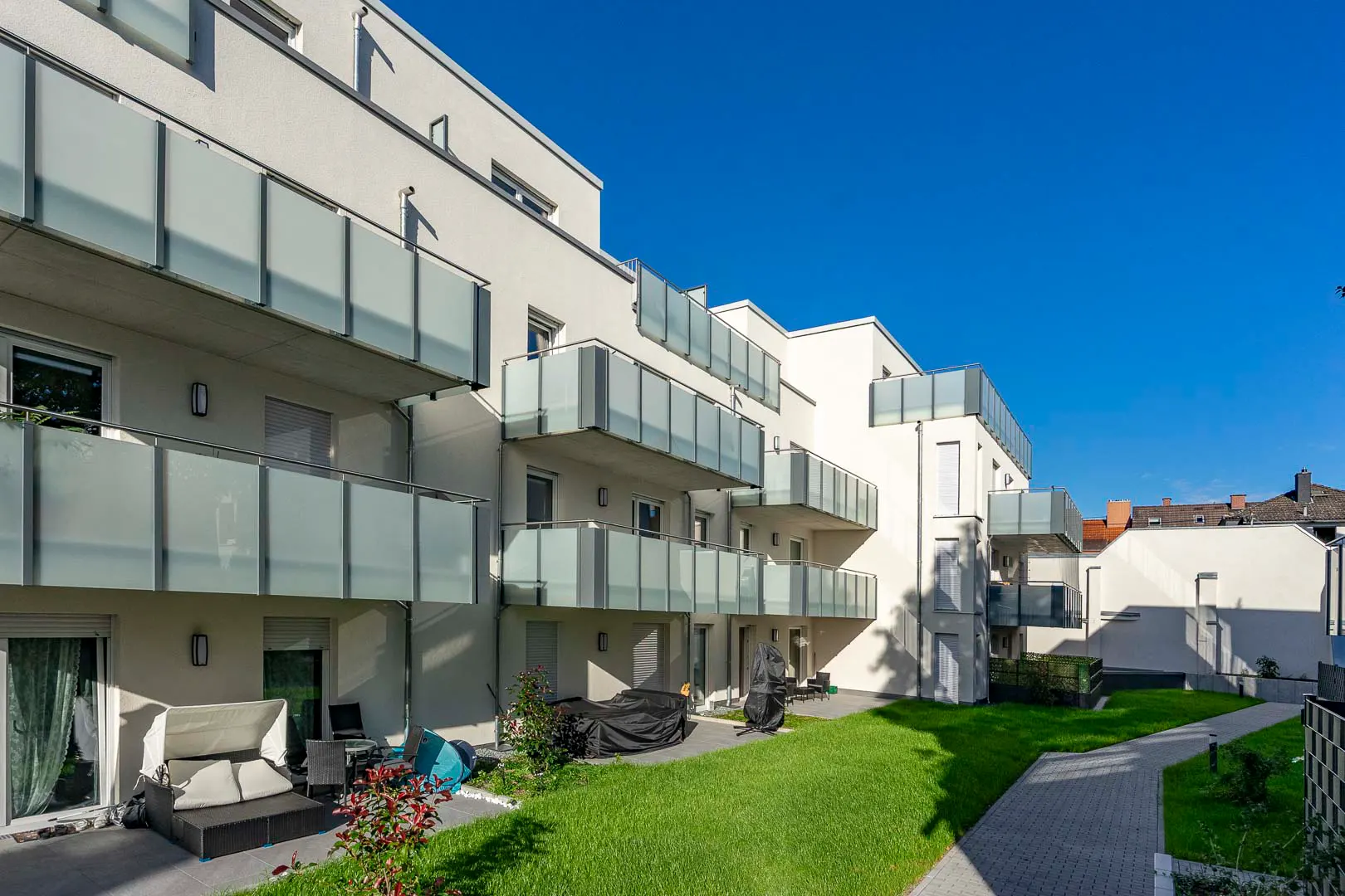 Wohnprojekt Frankfurt-Nied - Außenansicht